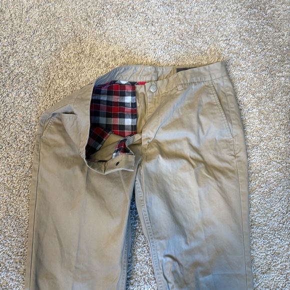 Men's Bonobos Stretch Washed Straight Athletic Chino Pants Tan - Picture 2 of 9
